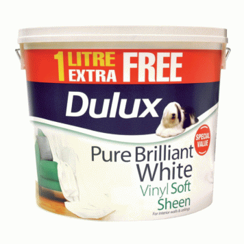 Dulux Soft Sheen B/White 11 Litre