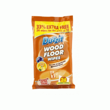Wood Floor Wipes 24pc Duzzit