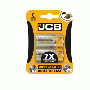 JCB Super Alkaline C Cell Batteries LR14