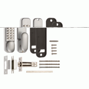 Era Digital Door Lock Oval with Hold Back Finish: Chrome Effect
