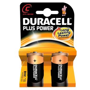 Duracell Alkaline Batteries C Pk2