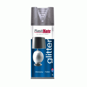 Plasti-kote Glitter Spray Paint 400ml Silver
