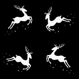 Led projector with Reindeer effect Coloured