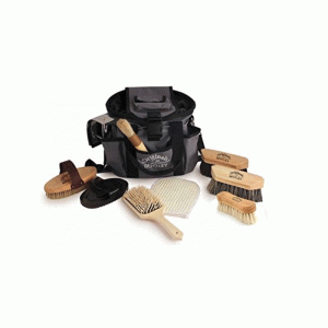 Bentley Equestrian - 10 Piece Deluxe Grooming Set - Wood