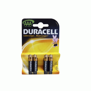 Duracell AAA Batteries Pack 4