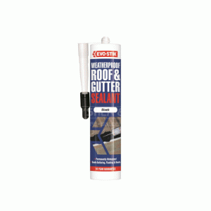Evo-Stik Weatherproof Roof & Gutter Sealant - Black