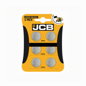 JCB Lithium 6pk Coin Cell