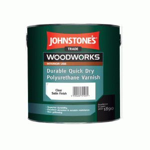 Johnstone's Woodworks Quick Dry Polyurethane Varnish 2.5lt