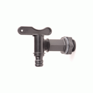 ALM Black Plastic Water Butt Tap