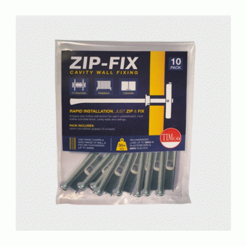 Zip-Fix Cavity Wall Fixing M6 Pk10
