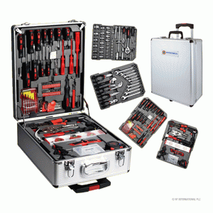 187pcs Socket Set in Aluminium Fly Case