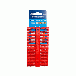 Rawlplug Uno Plugs Red Pack of 48