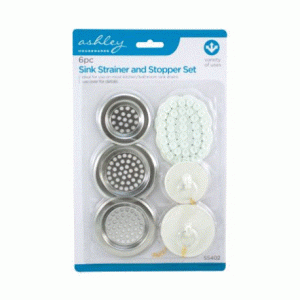 6pc Sink Strainer & Stopper Set SS402