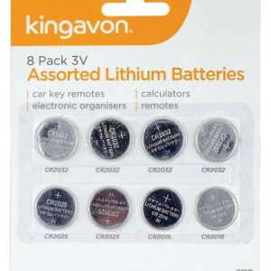 8pc 3v Ass Lithium Battery BT131