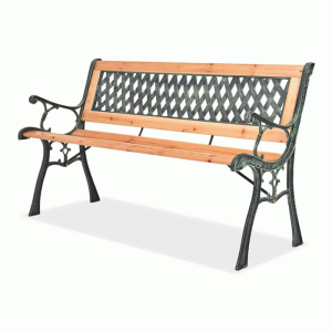 Classic 2-Person Wooden Garden Bench FC120
