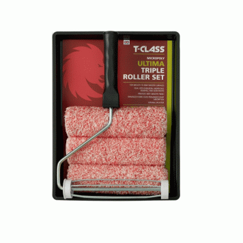 T- Class Ultima 9" Triple Roller Set Medium Pile