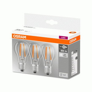Osram 3PC 7W E27 Filament Bulb