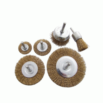 6pc Wire Brush Set Kinzo