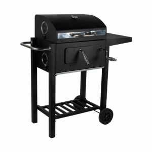 Luxury Charcoal Smoker barbecue with side table