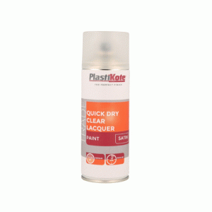 PlastiKote Quick Dry Clear Lacquer 400ml Satin
