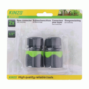 Kinzo 2pc Hose Connector Set