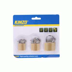 Padlock 3pcs Kinzo