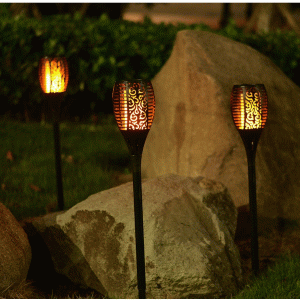 Flickering Flame Solar Garden Torch SL215