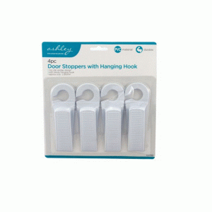 4PC Door Stoppers With Hanging Hook
