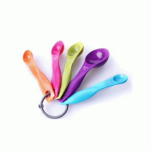 5pc Kitchen Measuring Spoons - Multi-Color MS251