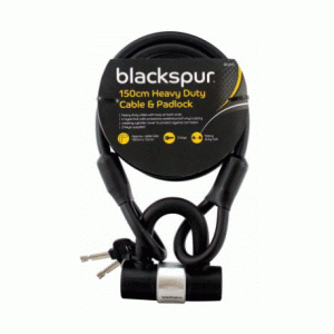 150CM HEAVY DUTY CABLE AND PADLOCK