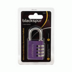 40mm combination aluminium padlock