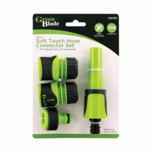 4PC Soft Touch Hose Connector Set