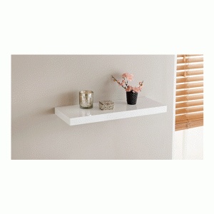 White High Gloss Floating Shelf