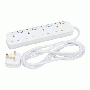 2mt 4 Way Switched Extension Lead PA107