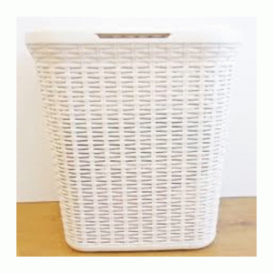 Rattan Laundry Box - 50 Litre - Cream