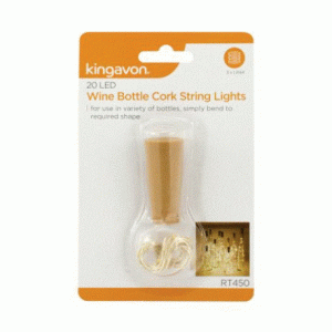 20 led bottle cork string light