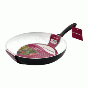 28cm ceramic frypan with soft touch handle