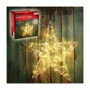 3d led metal star light