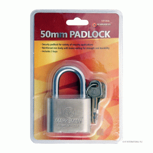 50mm round padlock
