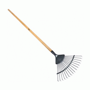 lawn rake with ash handle