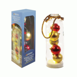 31cm 12 led bauble bottle