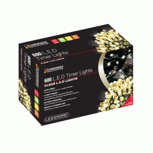 600 LED Battery operated Timer Light - Warm White