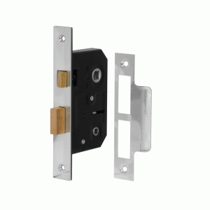 Securit bathroom lock nickel plated