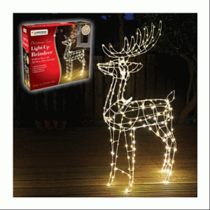 led light up reindeer - 115cm tall