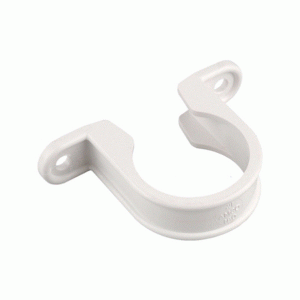 pipe bracket saddle white