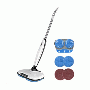 de vielle 2 in 1 rechargeable spin mop and polisher