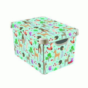 curver woodland animal deco box