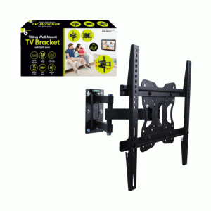 Ultra Slim Tilt Swivel TV Wall Bracket Mount - For 17-55 Inch LED LCD Plasma & Curved Screens