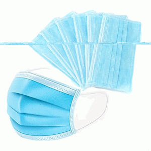 50pc 3-Ply Disposable Face Masks