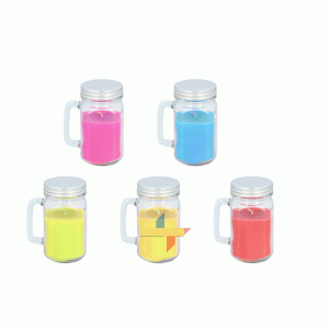 Candle scent jar D11x13cm 5ass